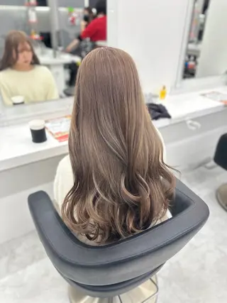 ロング カラー パーマ ヘアアレンジ メンズ キッズ ♥️韓国ヘア レイヤー♥️ゆりのヘアスタイル