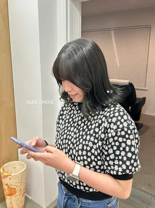 ミディアム O-city所属・sawada tamakiのヘアスタイル