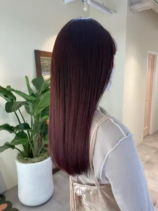 セミロング カラー roka所属・当日予約大歓迎💗 依田瑞希のヘアスタイル