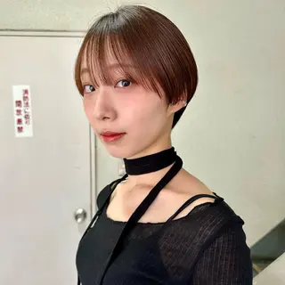 ショート ROSSO所属・大久保 諒　ショート、ボブのヘアスタイル