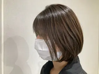 ミディアム 野々市市役所徒歩1分 /カラー/縮毛矯正のヘアスタイル