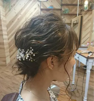 ミディアム ヘアアレンジ ASUSIA所属・stylist YUKIのヘアスタイル