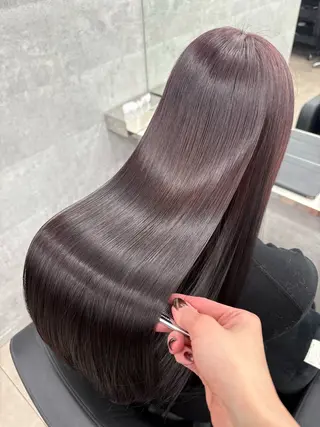 ロング カラー 髪質改善/韓国 ﾚｲﾔｰ/店長/原島のヘアスタイル