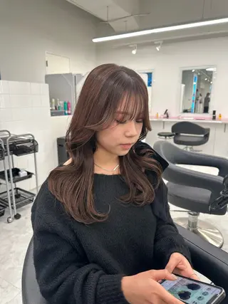 ロング カラー ヘアアレンジ 🌈トレンドヘア 🌈WATARU🌈のヘアスタイル