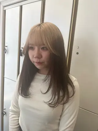 ロング バレイヤージュ/ヘア アレンジ/shionのヘアスタイル