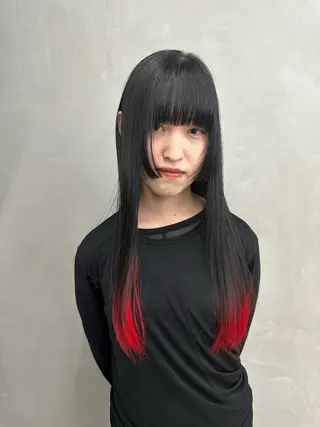 セミロング カラー ボブ/似合わせカット /ニュアンスカラーのヘアスタイル