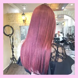 ロング カラー🫧アレンジ 🎀REIMIのヘアスタイル