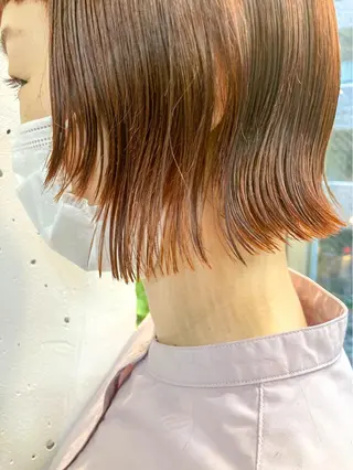 ショート カラー 長井 美佳のヘアスタイル