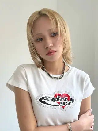 ミディアム カラー 宮嶋 蓮のヘアスタイル