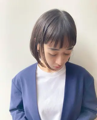 ミディアム カラー THE DAY所属・AKI HASHIMOTOのヘアスタイル