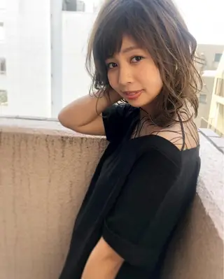 ミディアム 美容室tuuli 大名店所属・tuuli トゥーリのヘアスタイル