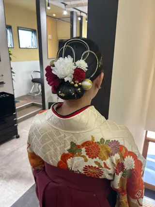 セミロング hub hair レイヤー/透明感のヘアスタイル