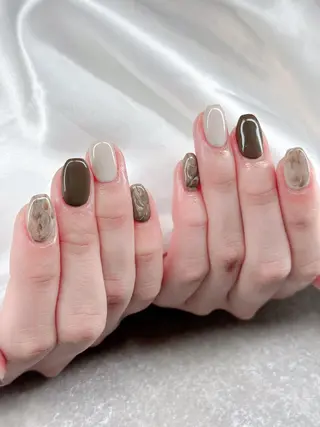 ネイル Agate miku🎀‧₊のネイルデザイン