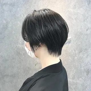 ショート 所渉/韓国レイヤー /ウルフカットのヘアスタイル