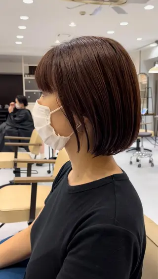 ショート メンズバレイヤージュ 斉藤春のヘアスタイル