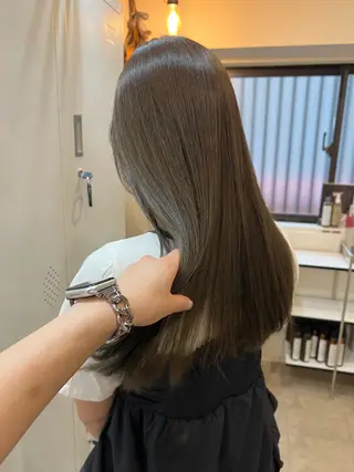 ロング カラー トレンドと似合わせ/ マンツーマン/西上楓のヘアスタイル