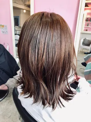 ミディアム カラー 浦山 和之のヘアスタイル