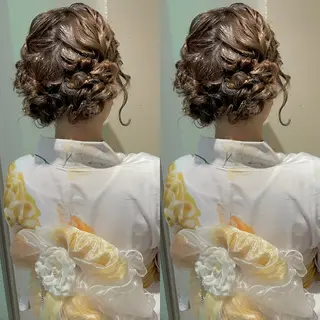 ヘアアレンジ 顔まわり🤍小顔 カット🤍みさきのヘアスタイル