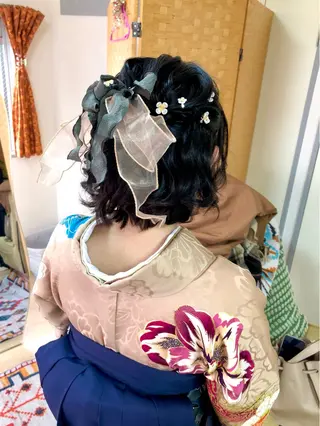 セミロング ヘアアレンジ meeho所属・salon *meehoのネイルデザイン