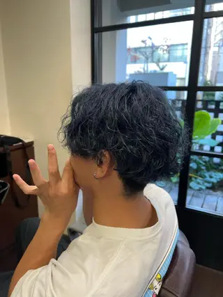 カラー メンズ 久保 美空のヘアスタイル