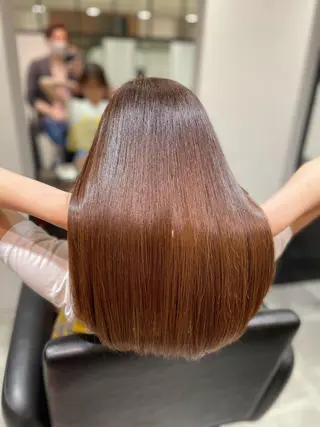 セミロング 美髪矯正 Rioのヘアスタイル