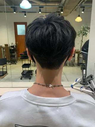 ショート メンズ メンズパーマの達人 🌟川内絵人のヘアスタイル