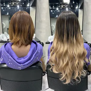 ロング カラー ヘアアレンジ ar+ ❤︎ maiのヘアスタイル