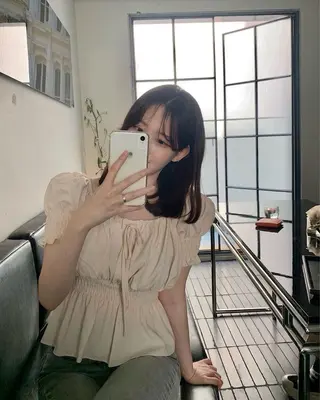 ミディアム カット無料｜レイヤー カット｜韓国モテへアのヘアスタイル