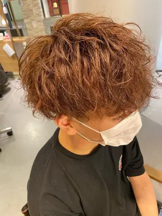 パーマ メンズ unopulir Vamos店所属・梅田茶屋町メンズ 専門美容師 山元一平のヘアスタイル