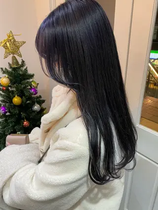 ロング カラー 韓国×髪質改善カラー 💎hinaのヘアスタイル