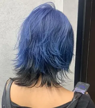 ミディアム ヘアテラス エムナラテンのヘアスタイル