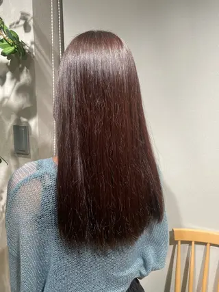 ロング カラー 長澤 理江のヘアスタイル