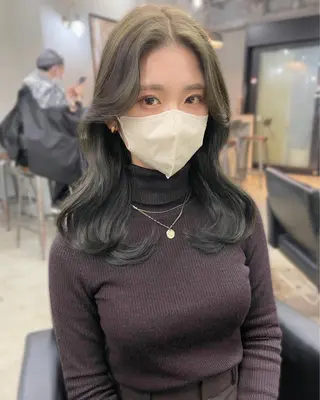 セミロング 韓国風/髪質改善 赤み消し✨junkiのヘアスタイル