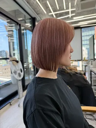 ミディアム AISA viewNAGOYAのヘアスタイル
