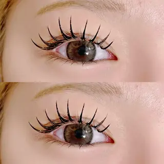 マツエク・マツパ KNACK eye lash RISAのマツエク・マツパデザイン