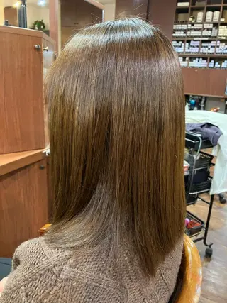 ミディアム パーマ Doluce所属・岡宮 友紀子のヘアスタイル