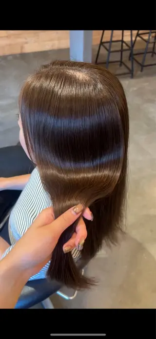 ロング パーマ moeka/札幌/ 透明感カラーのヘアスタイル