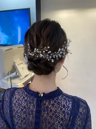 セミロング ヘアアレンジ 石垣廣乃 /Hironoのヘアスタイル