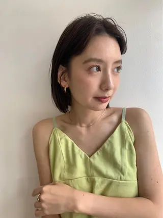 ショート カラー 韓国ヘア/耳ツボジュ エリー♡ayumuのヘアスタイル