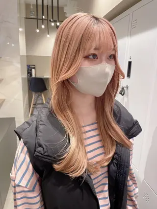 ロング 石山 洸平のヘアスタイル