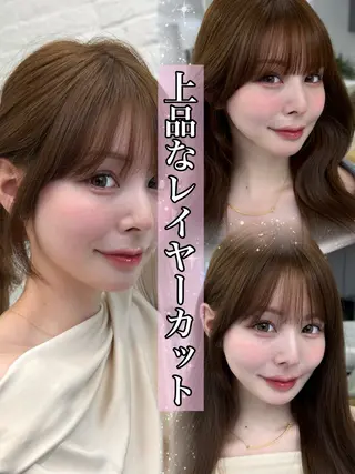 セミロング 映える顔まわり/前髪 特化 💗 ユキマのヘアスタイル