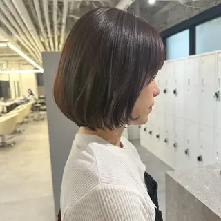 ショート カラー アンニュイヘア/ 顔周りカット/眞弓萌のヘアスタイル