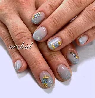 ネイル orchid ♡オーキッドのネイルデザイン