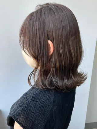 ミディアム カラー モデルさん募集中IT byALBUM八王子のヘアスタイル