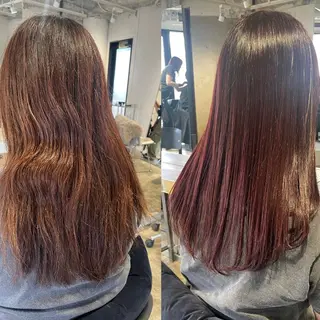 カラー 大迫 江梨のヘアスタイル