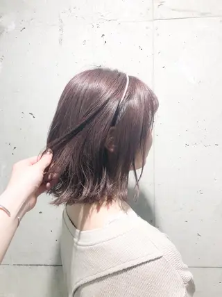 ショート カラー パーマ ヘアアレンジ メンズ キッズ ネイル マツエク・マツパ Rene'所属・当日予約⭕️ yuriのヘアスタイル