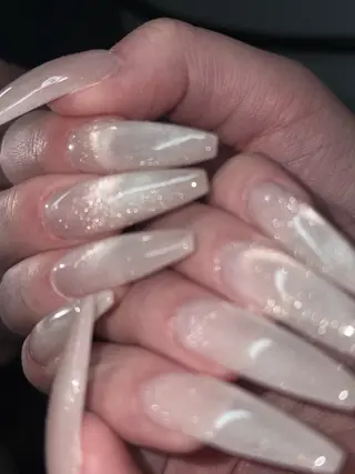 ネイル NES NAIL所属・さゆり￤推しキャラ ￤ロングネイル🩷のネイルデザイン