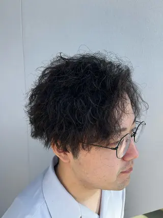 ショート パーマ メンズ APREKO RIKUのヘアスタイル