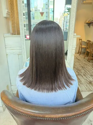 ミディアム カラー 【azure横浜】 🧸misaki🌸のヘアスタイル