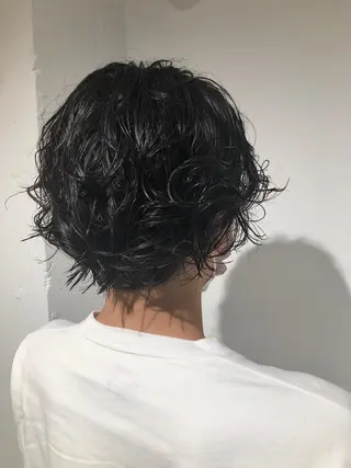 ショート パーマ 高橋 英彦のヘアスタイル